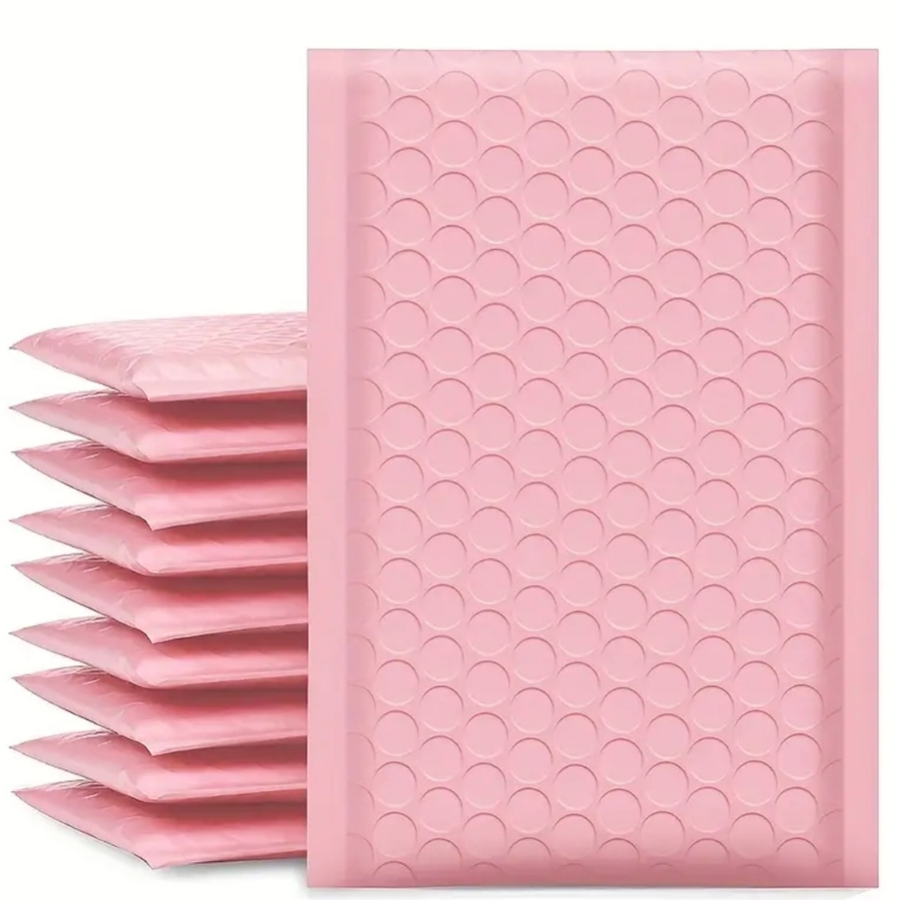 🫧 Bubble Mailers 🩷 10 Pack Pink 4 X 8in Padded Self Sealing Envelopes ☆》NWT《☆